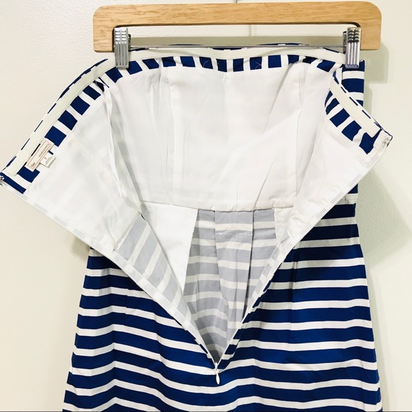 GAP Stripes Strapless Fit & Flare Dress - Picture 5 of 8